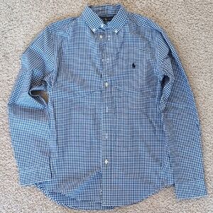 Ralph Lauren Blue Gingham Men's Shirt